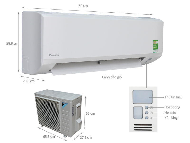 Máy lạnh Daikin được nhập khẩu nguyên chiếc từ Thailand